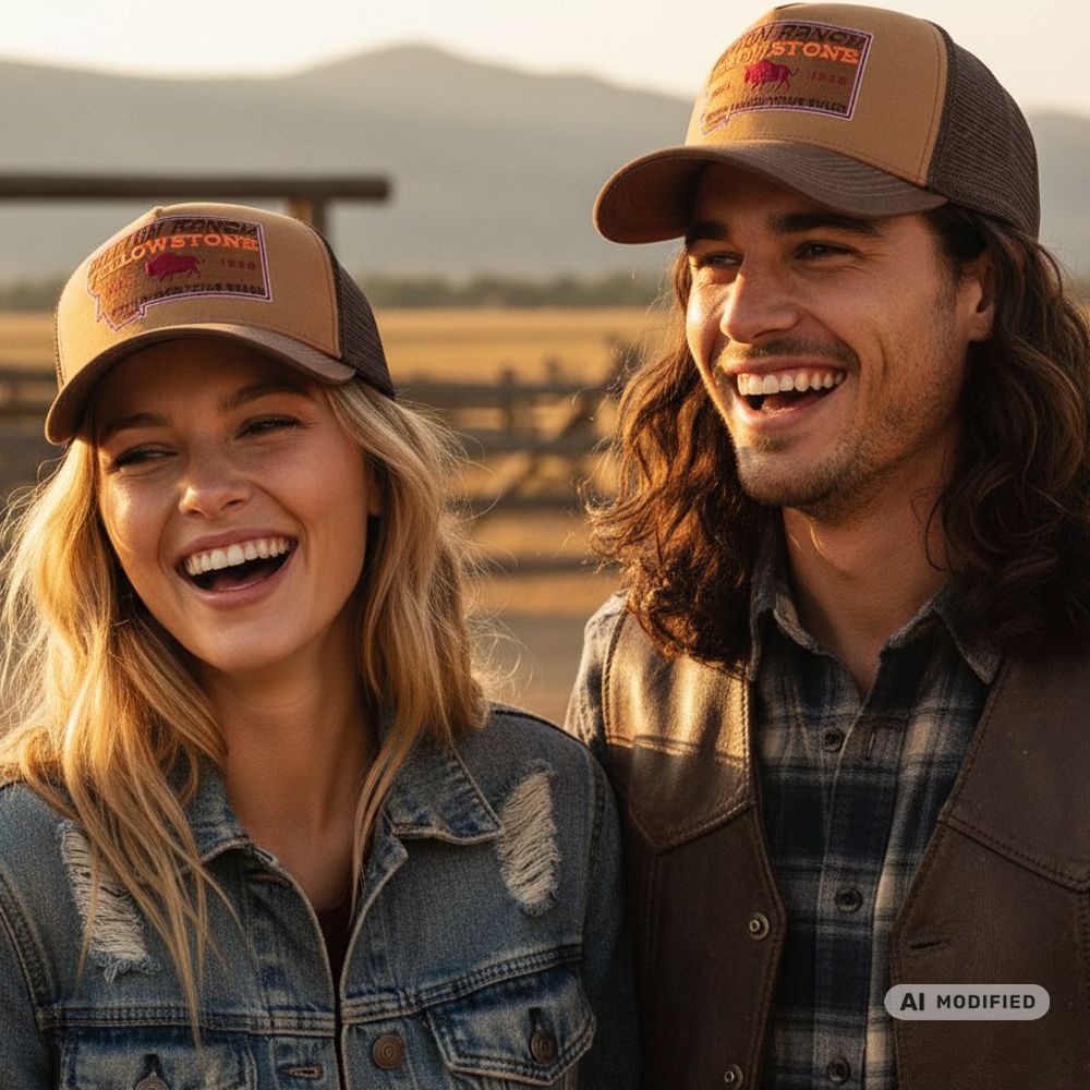 Western Mesh Basecap - Yellowstone Collection - Buffalo Spirit