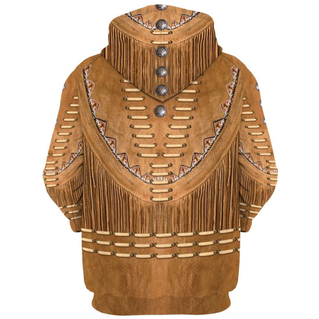 Premium Western-Hoodie / Kapuzenshirt mit Reißverschluss - Mountain Man