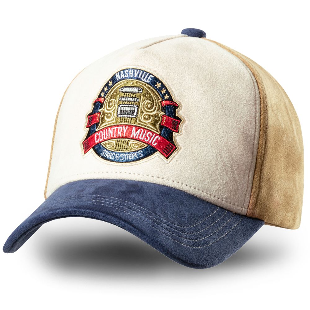 Western Basecap in Lederoptik - Nashville Country Music