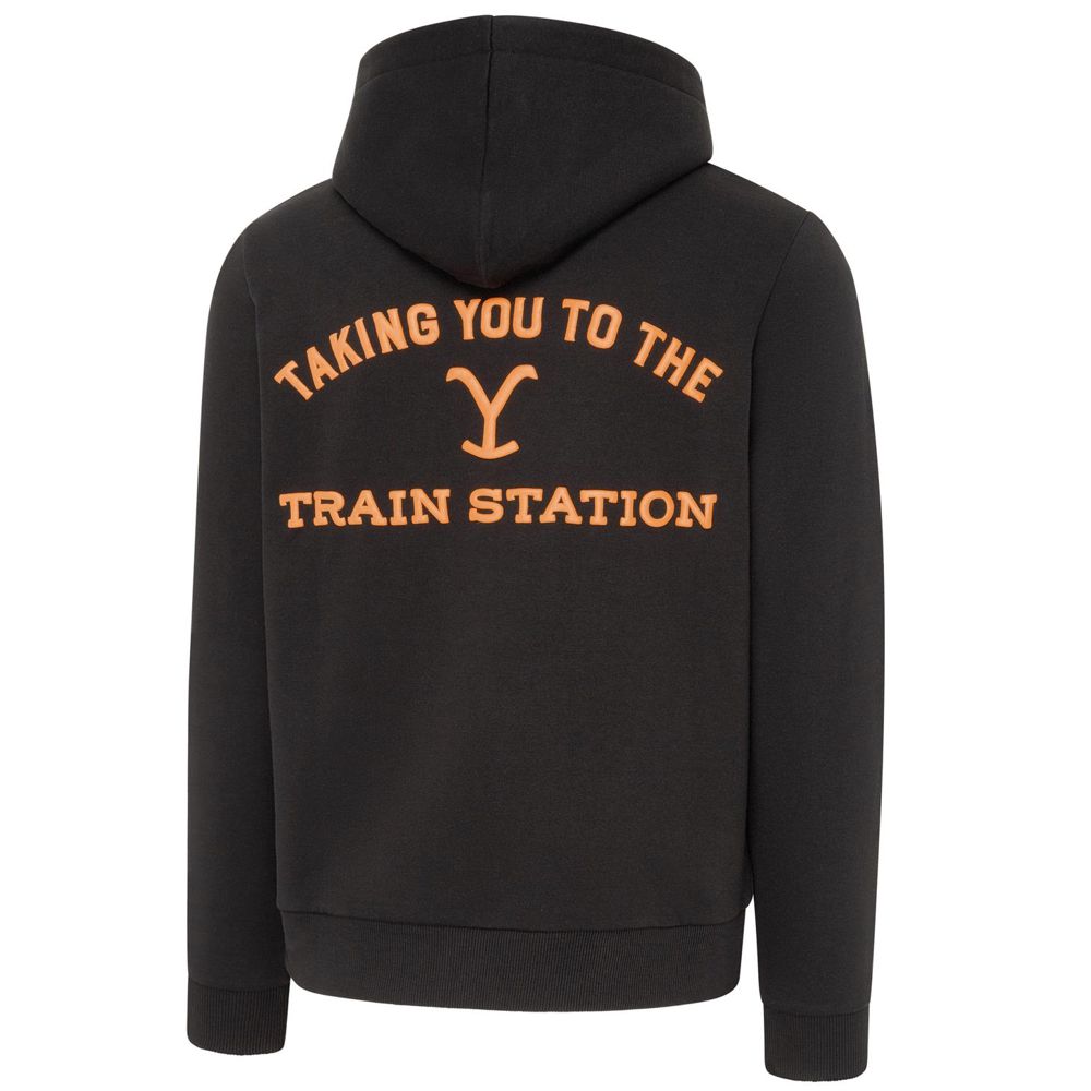 Western Unisex Hoodie - Yellowstone Collection - Train Station