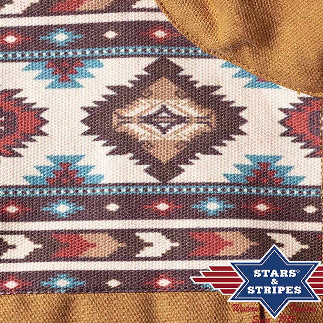 Warm gefütterte Western-Jacke aus Canvas - Carson