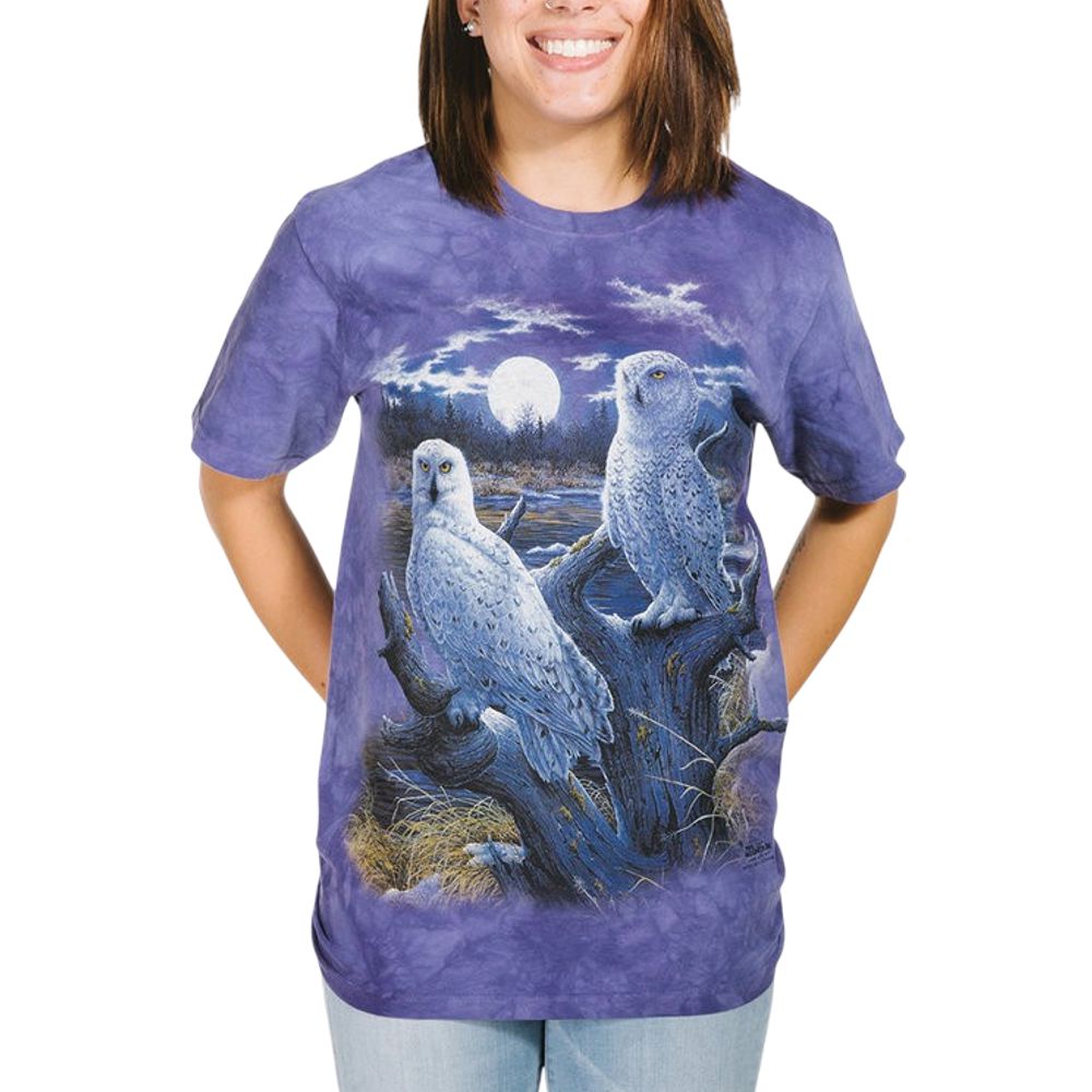 The Mountain T-Shirt - Snowy Owls