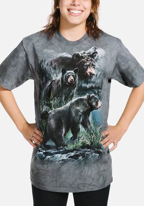 The Mountain T-Shirt - Three Black Bears