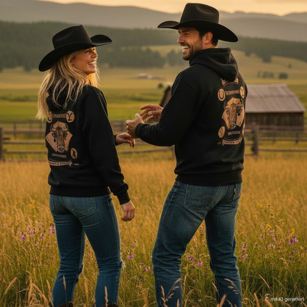 Western Unisex Hoodie - Yellowstone Collection - The Bunkhouse