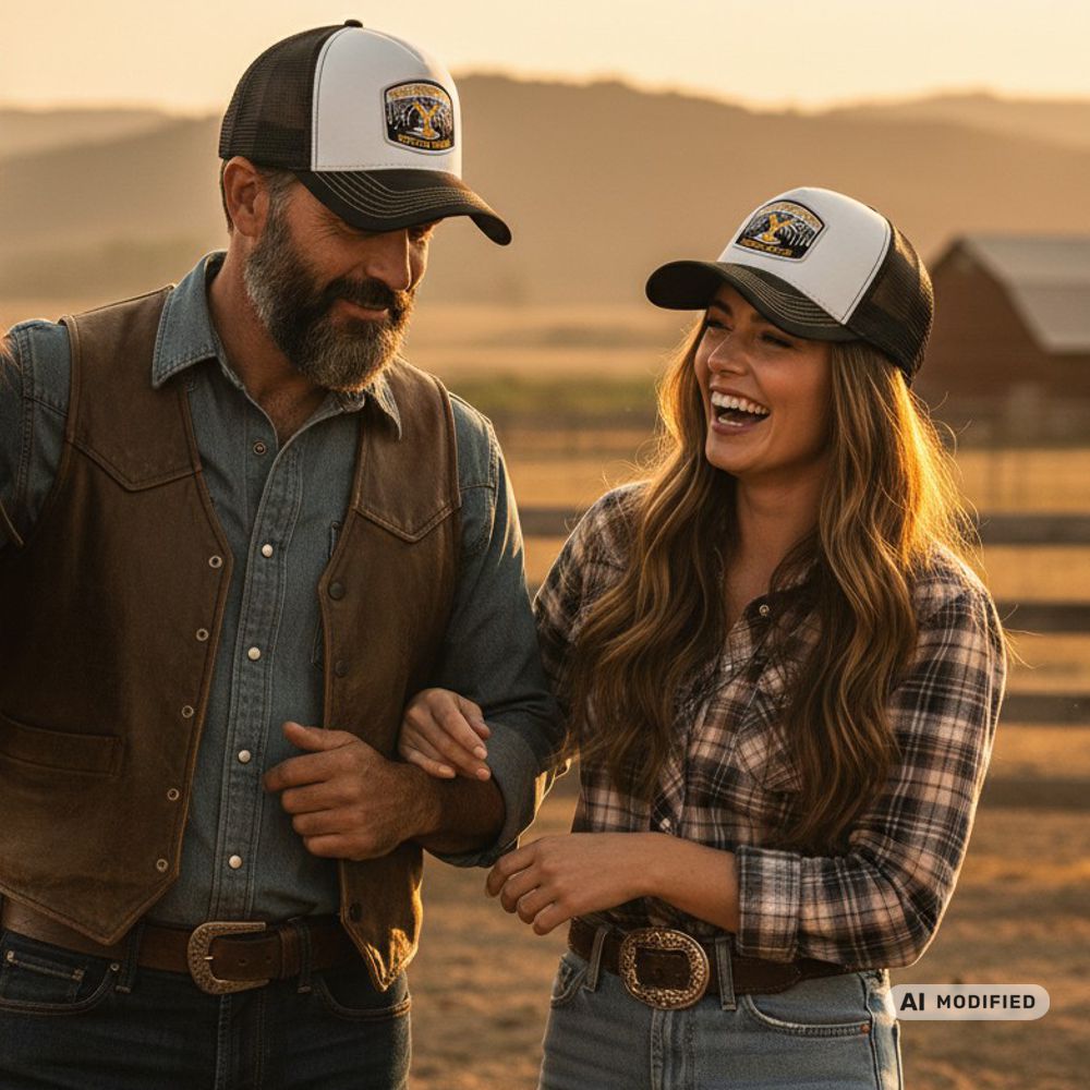Western Mesh Basecap - Yellowstone Collection - Legend Of The Dutton Ranch