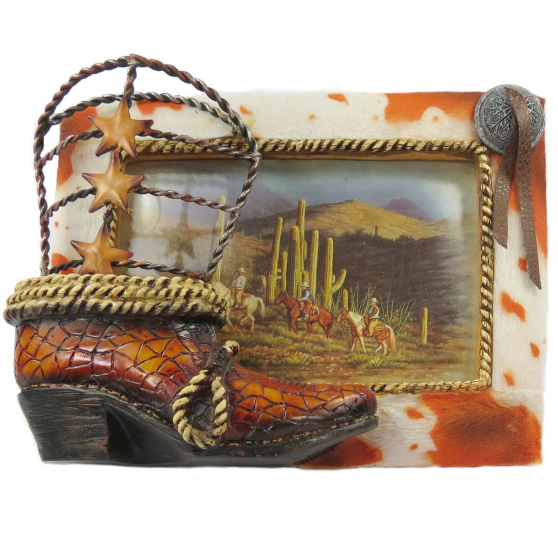 Western-Fotorahmen / Bilderrahmen - Western Boots