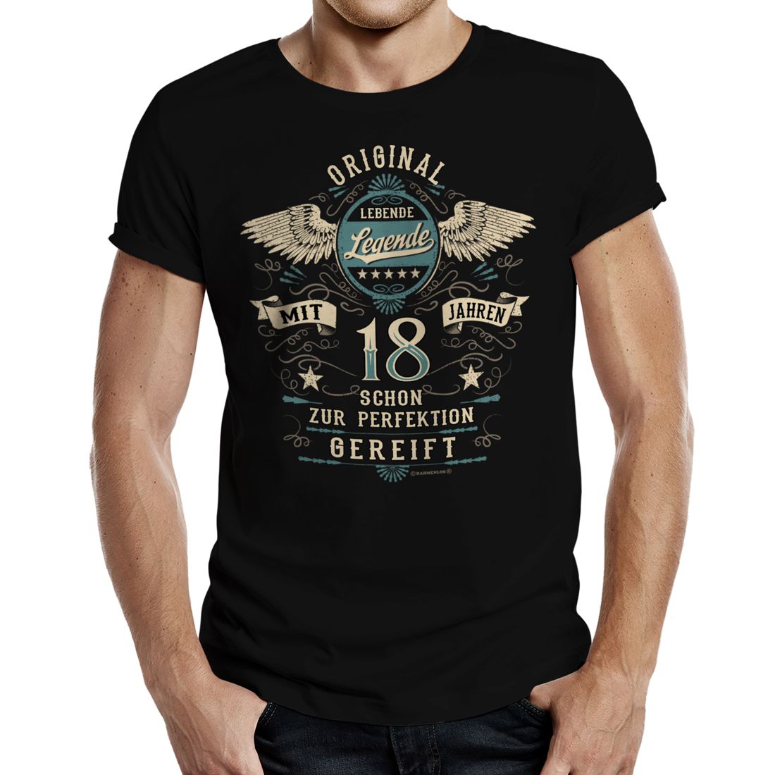 Fun T-Shirt - Lebende Legende - 18. Geburtstag