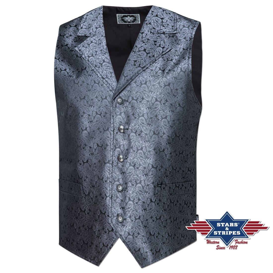 Reduziert - Weste von Stars & Stripes - Clay, Old Style, Größe 3XL