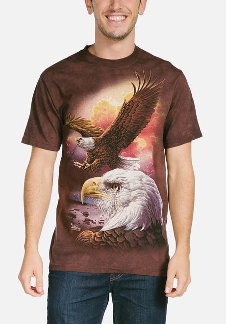 The Mountain T-Shirt - Eagle & Clouds
