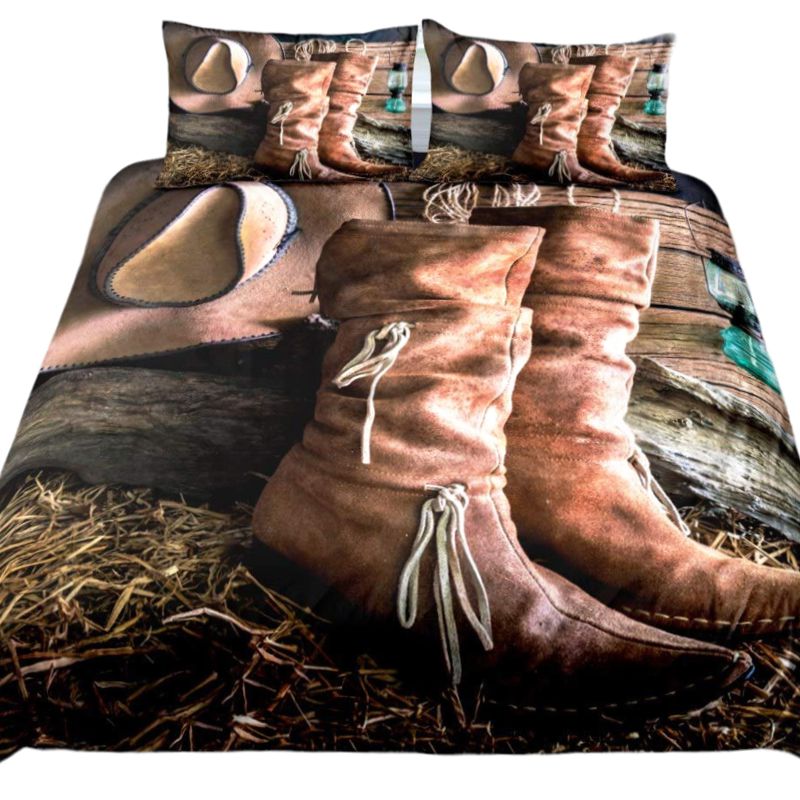 Western Bettwäsche mit coolem Cowboy-Motiv!