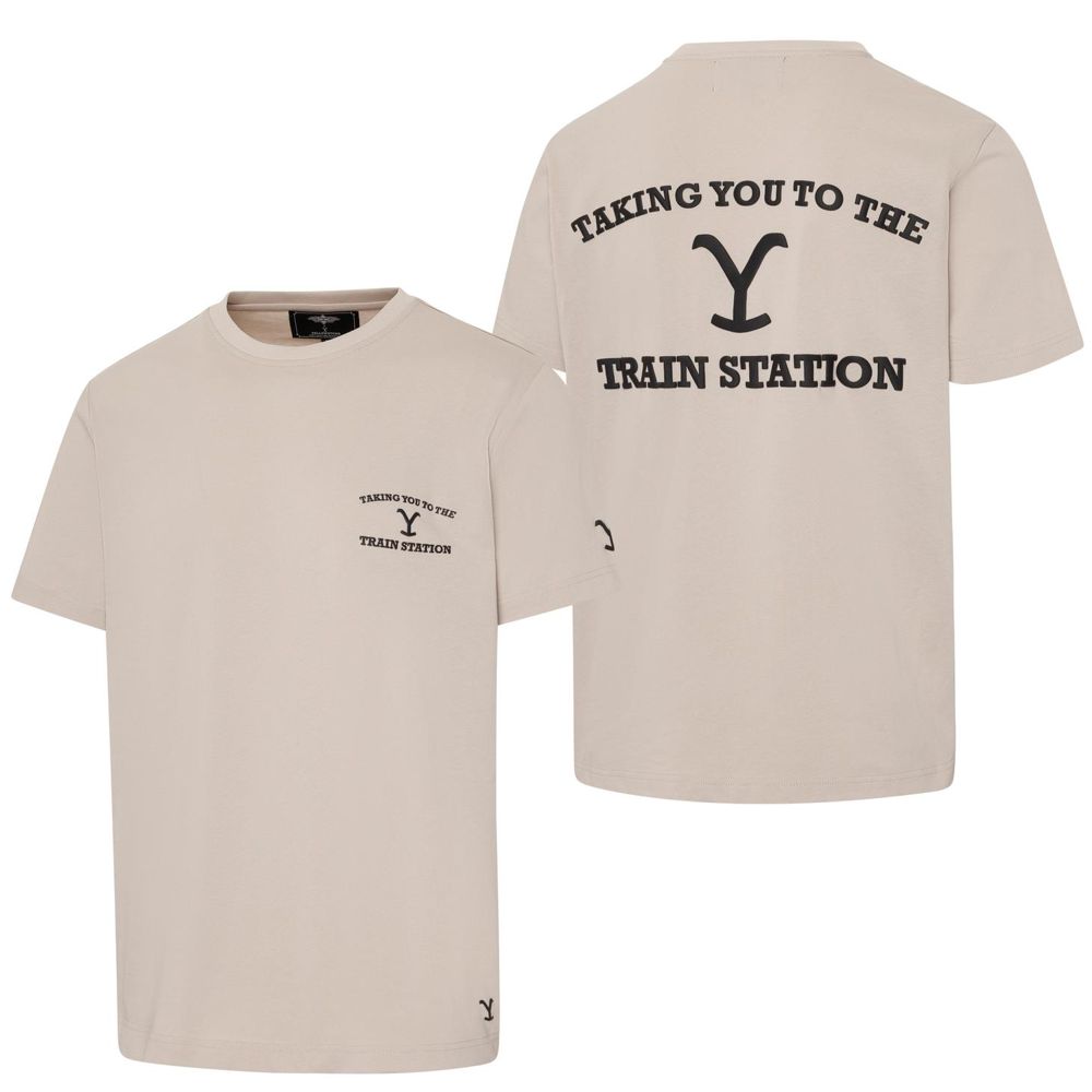 Western Unisex T-Shirt - Yellowstone Collection - Train Station
