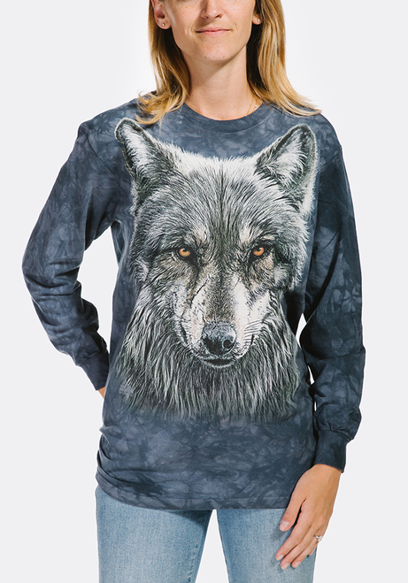 Reduziert - The Mountain Longsleeve - Warrior Wolf, Größe S