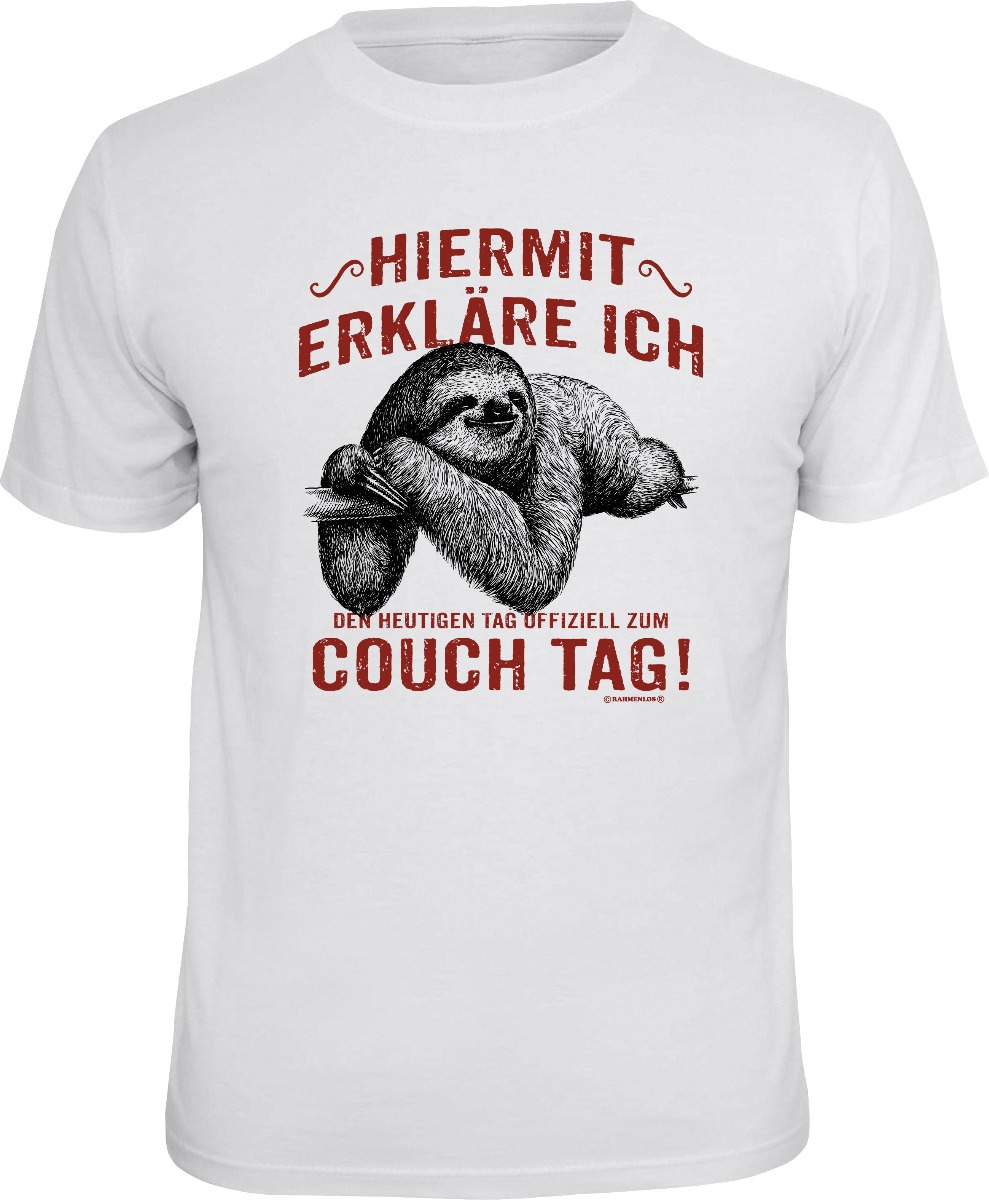Fun T-Shirt - Offizieller Couchtag