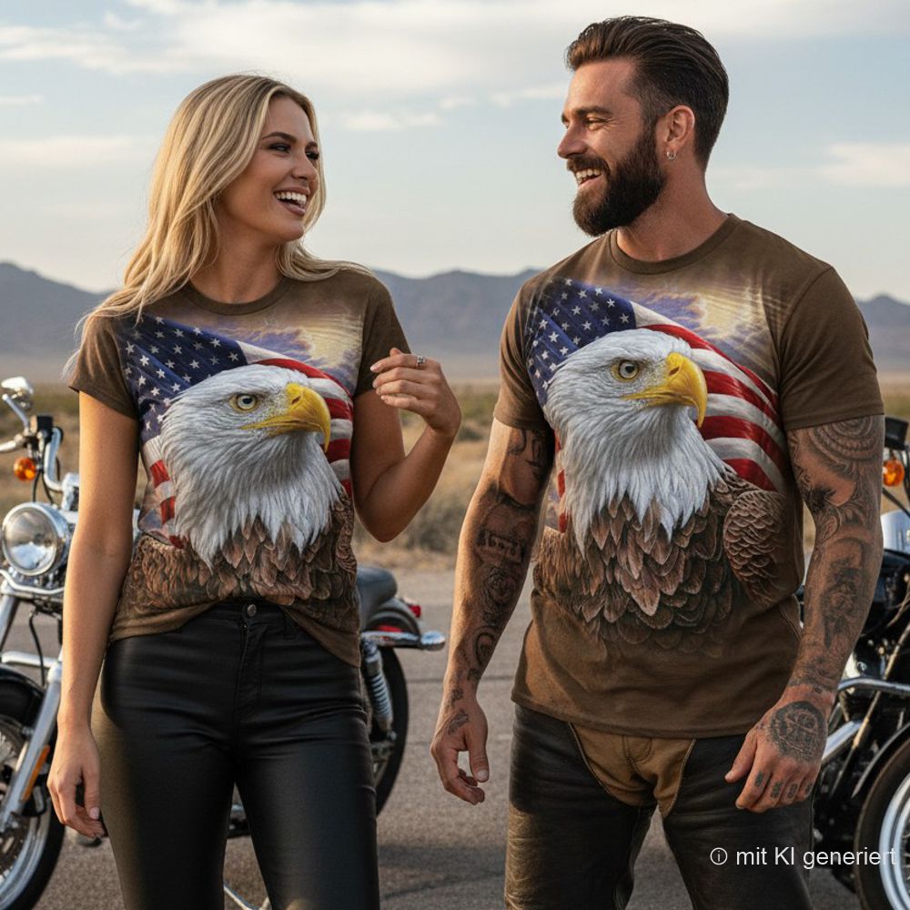 The Mountain T-Shirt - Independence Eagle