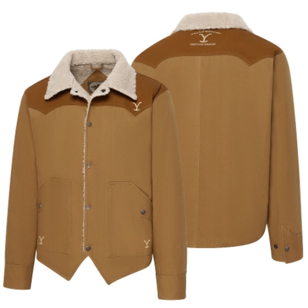 Warm gefütterte Western-Jacke aus Canvas - Yellowstone Collection - Stan