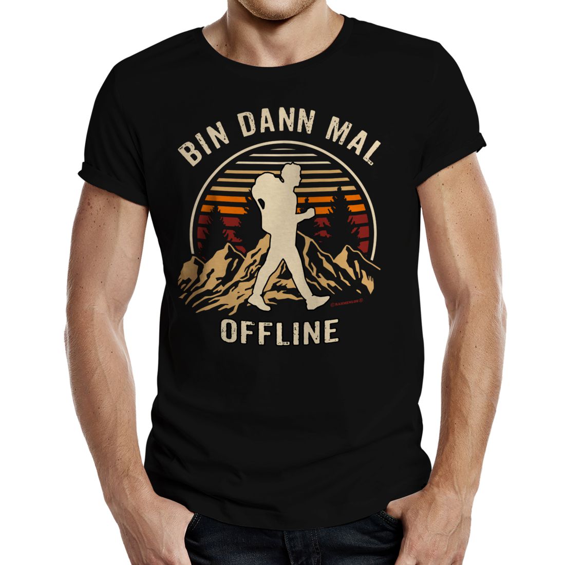 T-Shirt - Bin dann mal offline