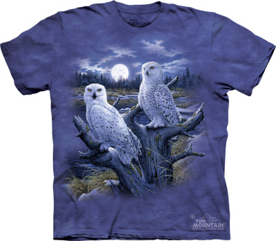 Reduziert - The Mountain T-Shirt - Snowy Owls, Größe S