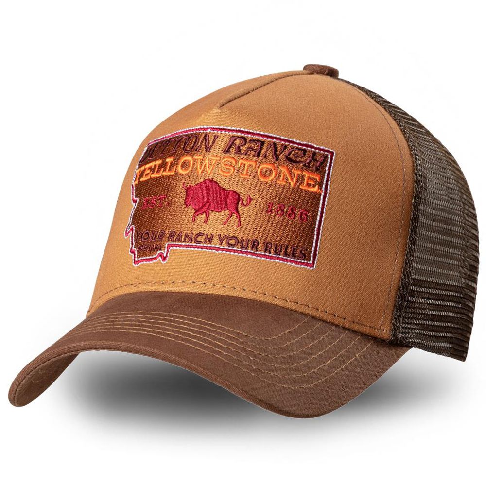 Western Mesh Basecap - Yellowstone Collection - Buffalo Spirit