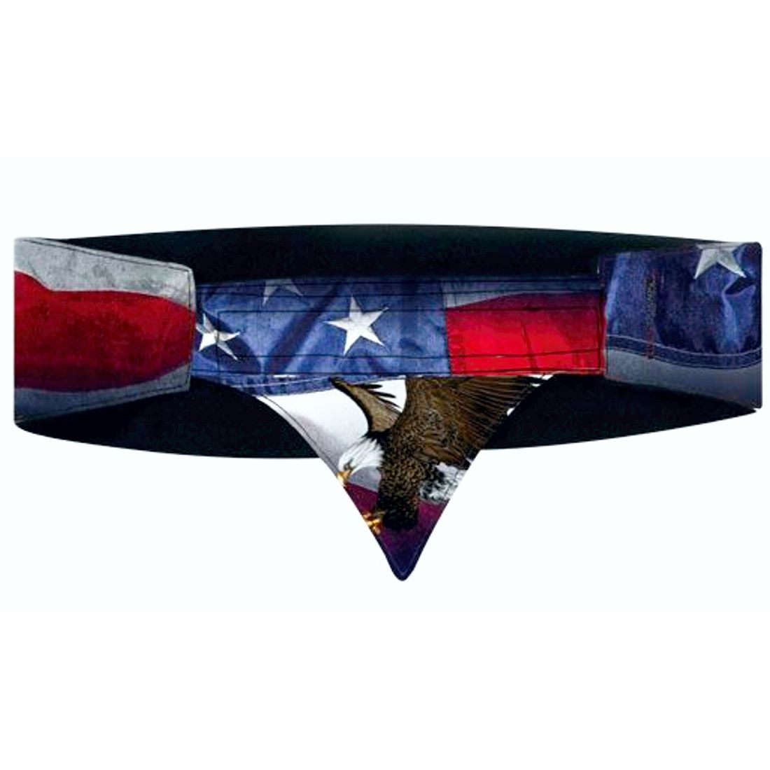 Platinum Stirnband / Chop Top - Patriotic Eagle