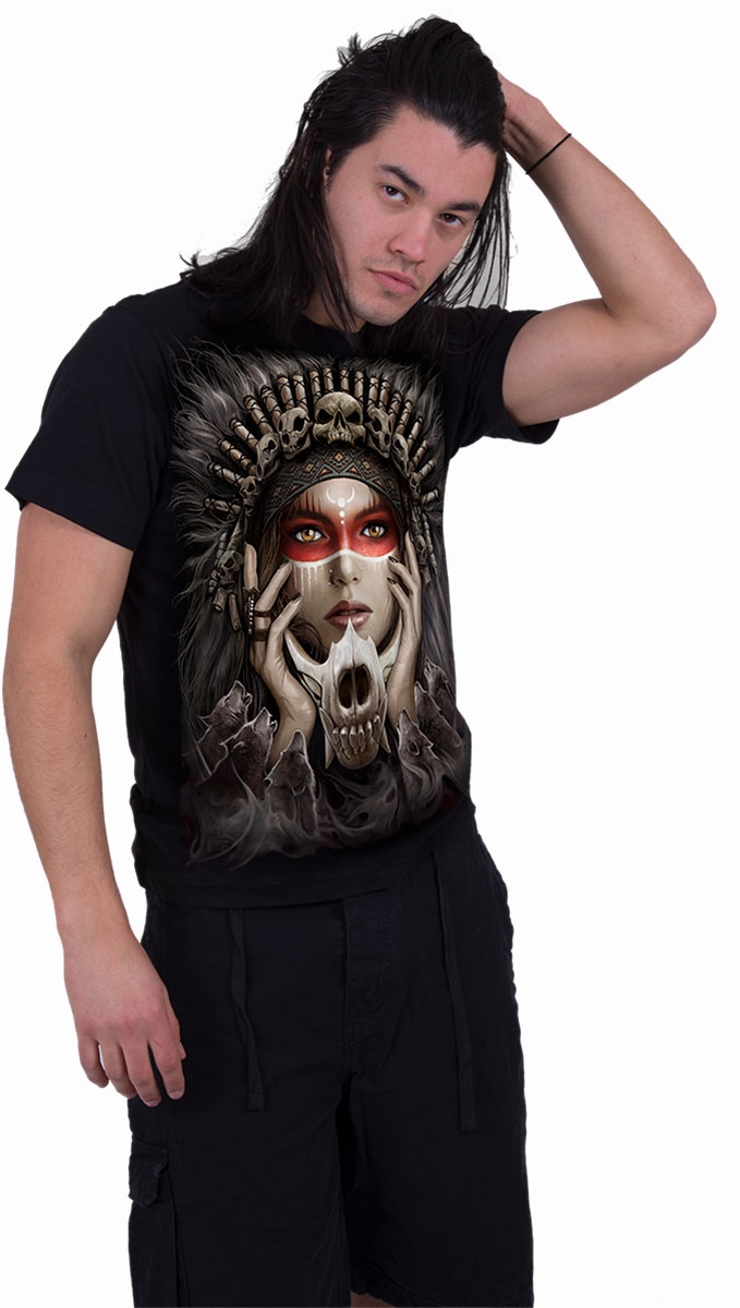 Reduziert - Spiral T-Shirt - Cry Of The Wolf, Größe 2XL