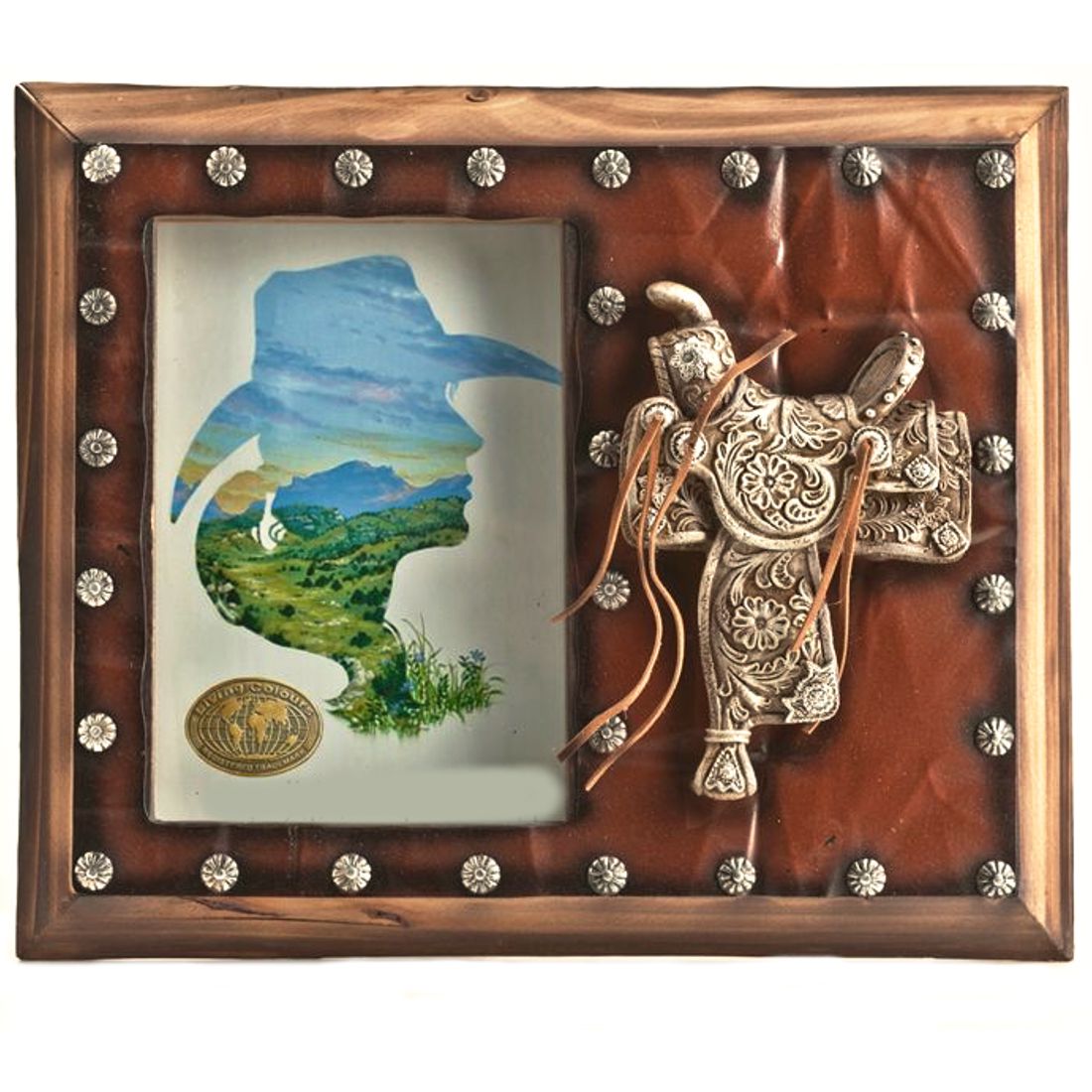 Western-Fotorahmen / Bilderrahmen - Silver Saddle