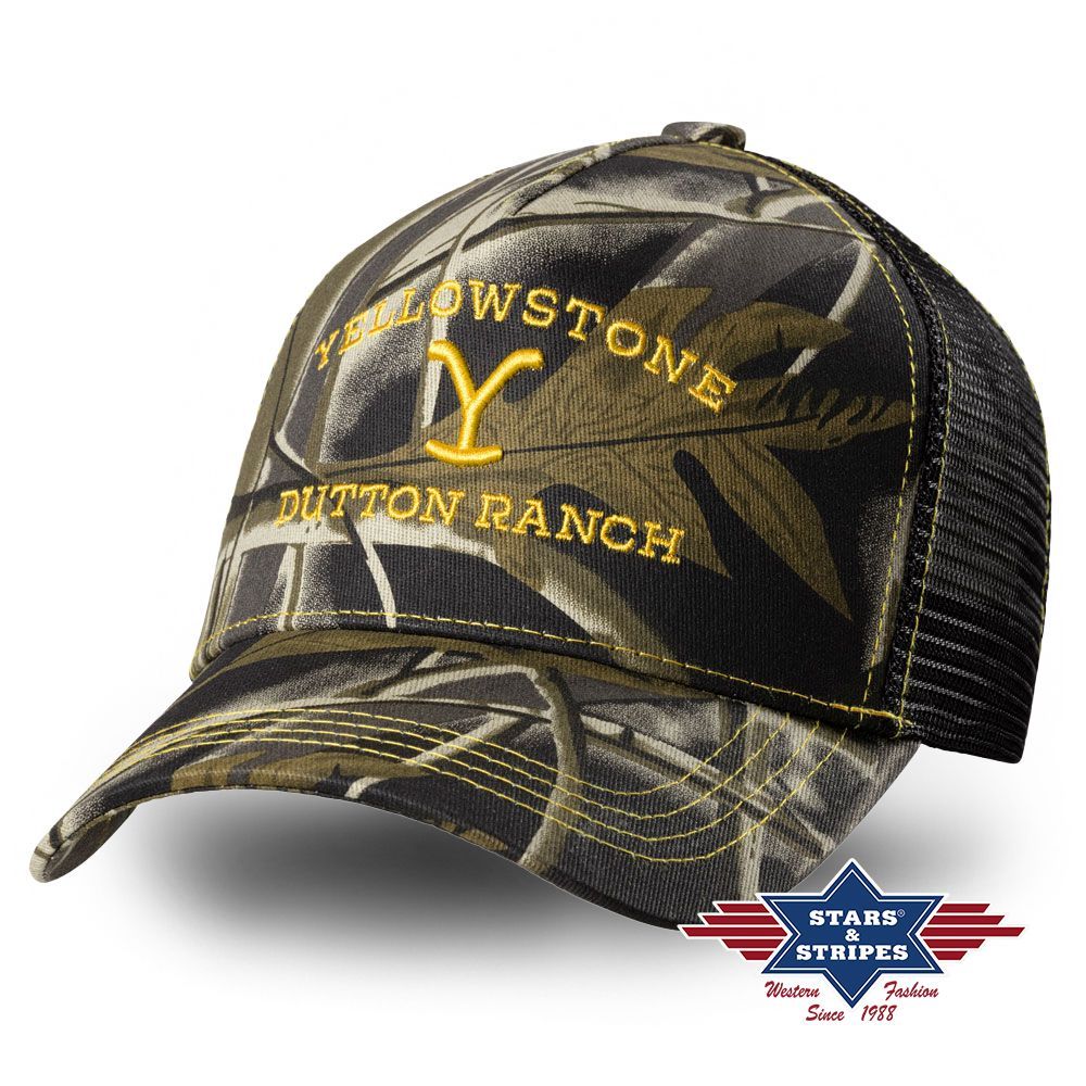 Western Mesh Basecap - Yellowstone Collection - Dutton Ranch, Camo