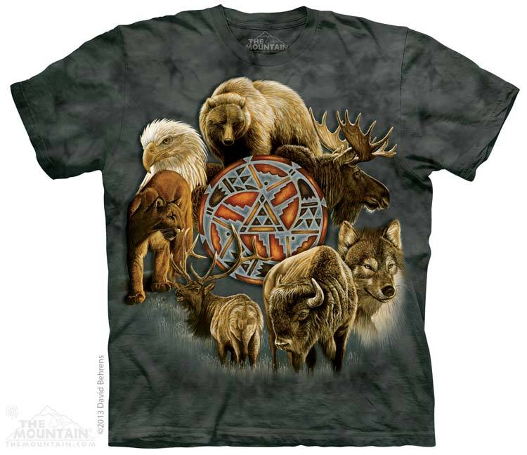 The Mountain T-Shirt - Animal Spirit Circle