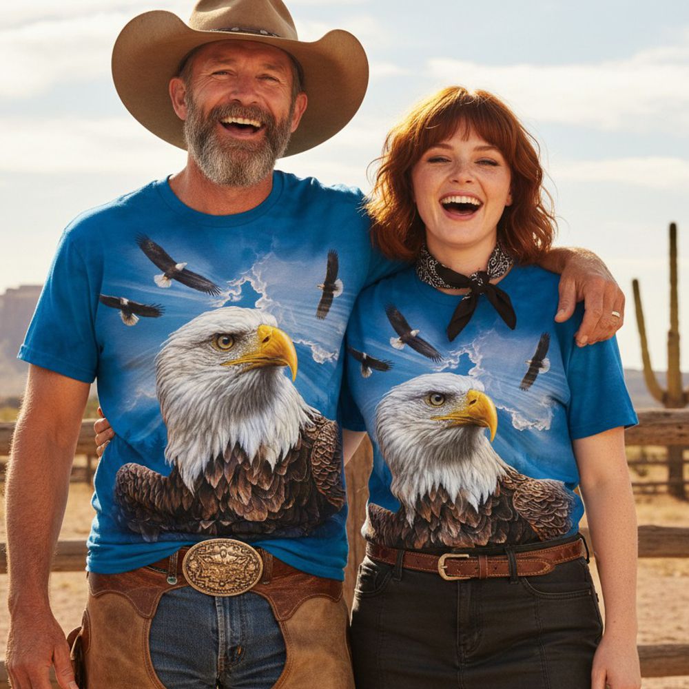 The Mountain T-Shirt - Guardian Eagle