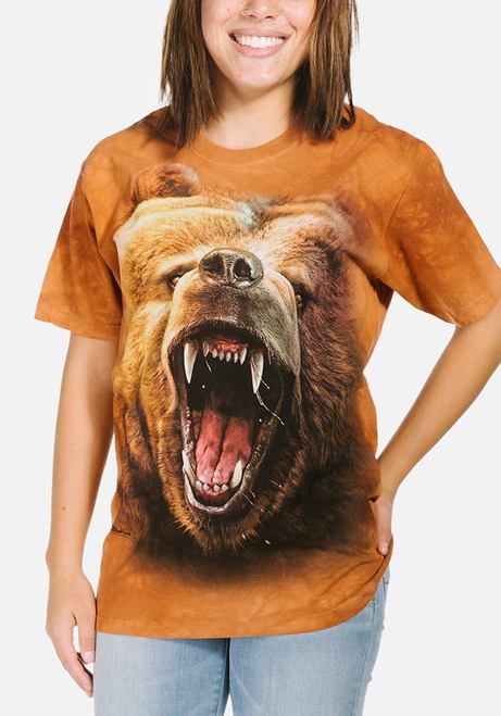 The Mountain T-Shirt - Grizzly Growl