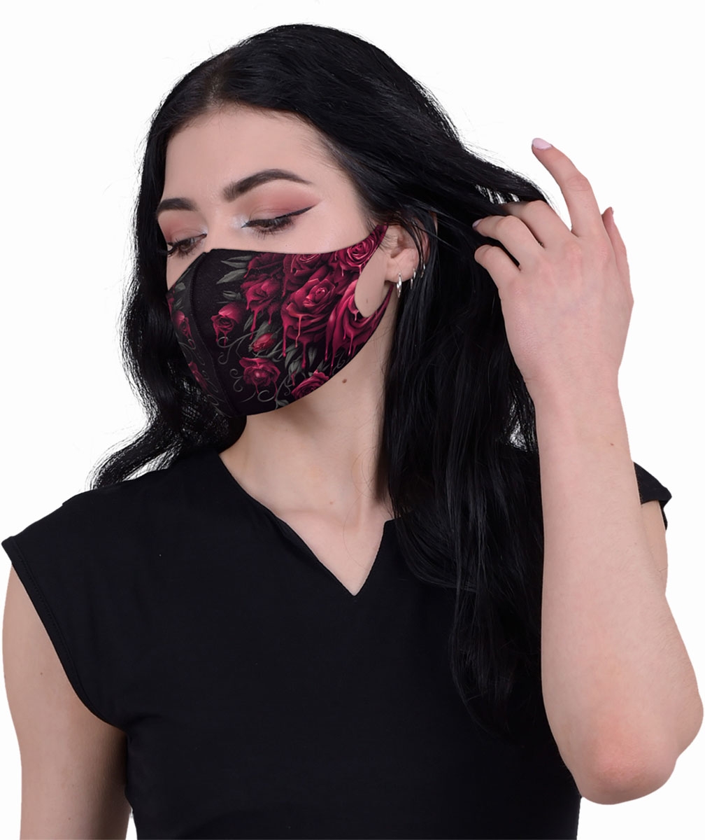 Gesichtsmaske / Mund- & Nasenschutz von Spiral - Blood Rose