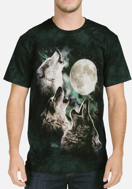 The Mountain T-Shirt - Three Wolf Moon
