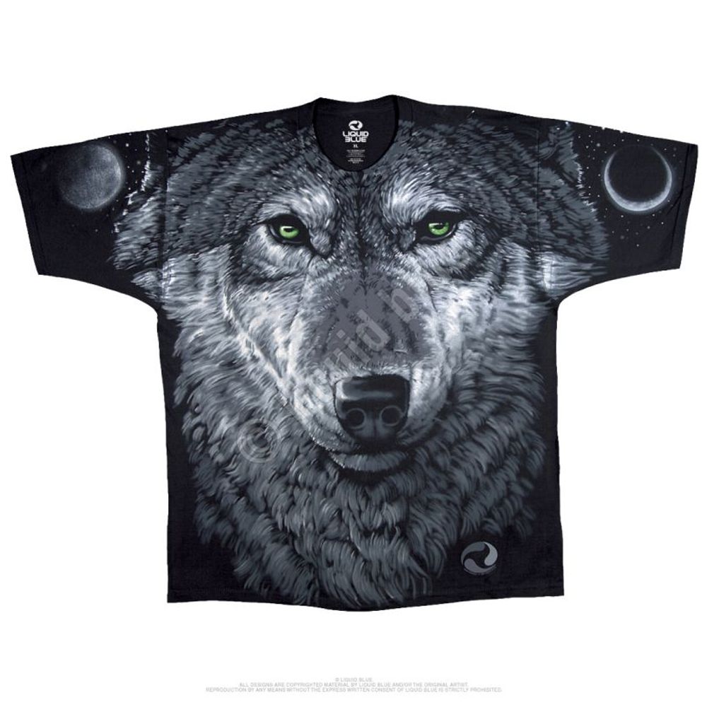 Liquid Blue T-Shirt - Arctic Wolf