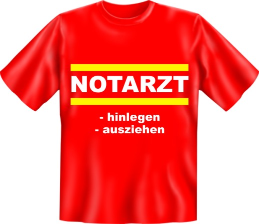 Fun T-Shirt - Notarzt
