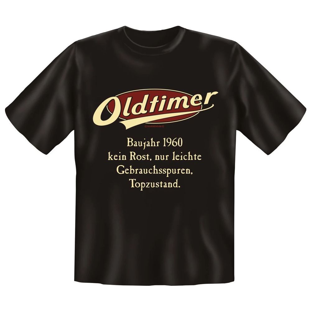 Reduziert - T-Shirt - Geburtstag - Oldtimer, Baujahr 1960, Größe M