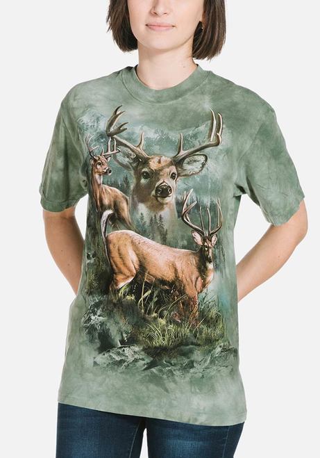 The Mountain T-Shirt - Deer Collage